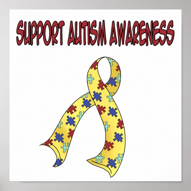 SUPPORT Autism Awareness Poster (Front)