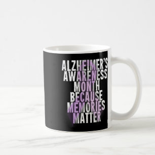 Support Awareness Month Purple Ribbon  Coffee Mug