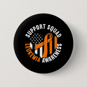 Support Awareness Squad I Blood Cells Cancer Leuke 2 Inch Round Button