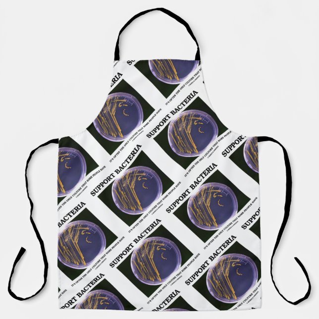 Support Bacteria Often Only Culture Some People Apron (Front)