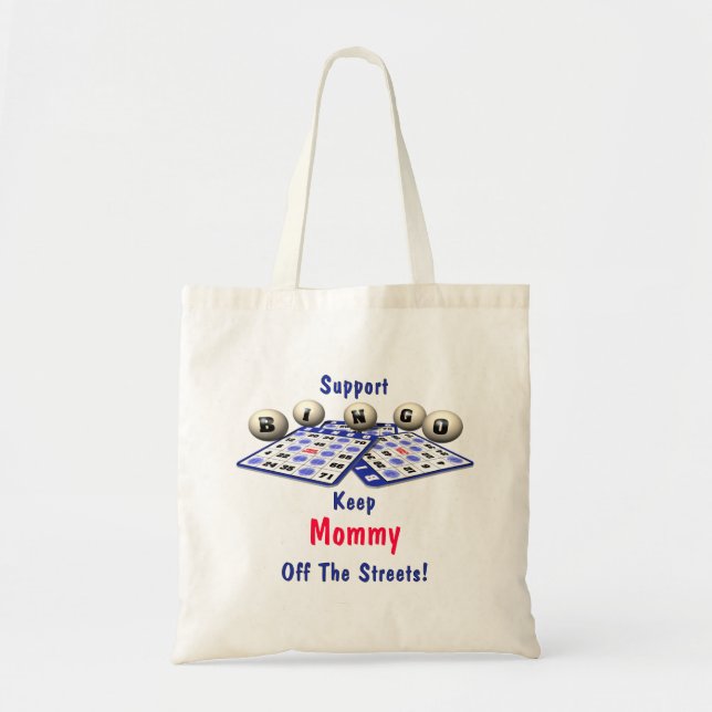 Support Bingo Tote Bag (Front)