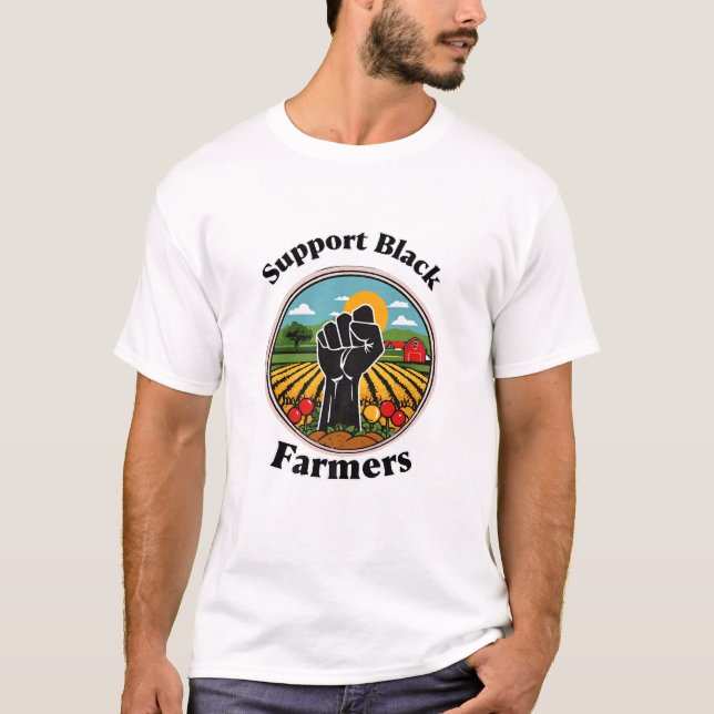 Support Black Farmers  T-Shirt (Front)