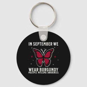 Support Blood Cancer Awareness Multiple Myeloma Aw Keychain