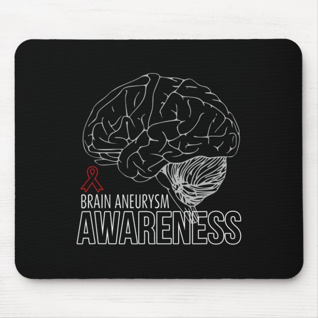 Support Brain Aneurysm Awareness 1 Mouse Pad (Front)