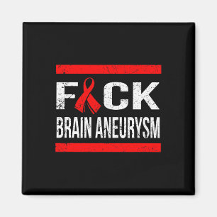 SUPPORT BRAIN ANEURYSM AWARENESS T-SHIRT MAGNET