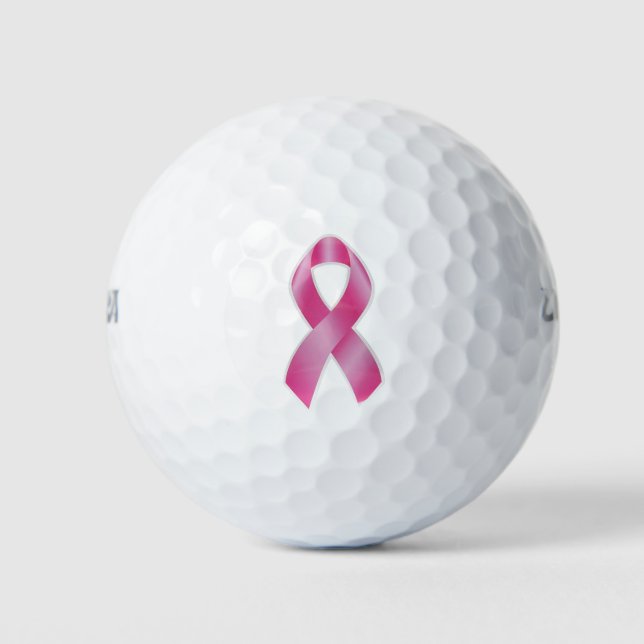 Support Breast Cancer Golf Balls (Front)