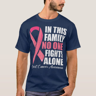 Support Breast Cancer T Women, Pink Breast cancer  T-Shirt