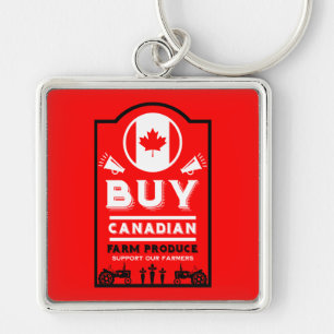 Support Canadian Farmers Keychain