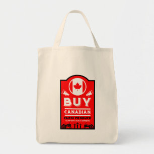 Support Canadian Farmers Tote Bag
