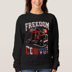 Support Canadian Truckers Freedom Convoy 2022 Usa  Sweatshirt