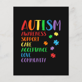 Support Care Acceptance Ally Autism Awareness
