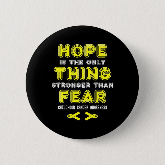Support Childhood Cancer Awareness 3 2 Inch Round Button (Front)
