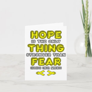 Support Childhood Cancer Awareness 3 Card