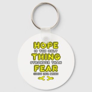 Support Childhood Cancer Awareness 3 Keychain