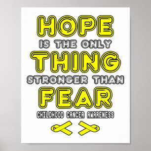Support Childhood Cancer Awareness 3 Poster