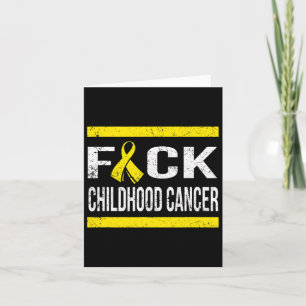 Support Childhood Cancer Awareness T Shirt Card