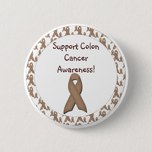 Support Colon Cancer Awareness! 2 Inch Round Button