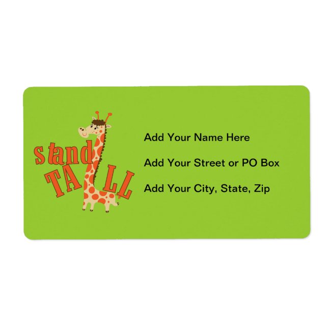 Support de girafe grand (Devant)