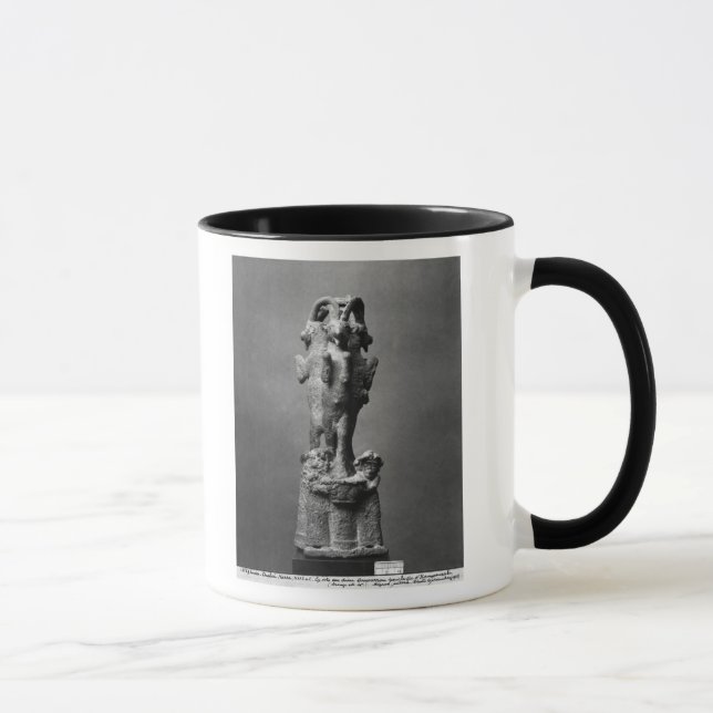 Support de tasse composé de trois bouquetins (Droite)