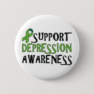 Support Depression Awareness 2 Inch Round Button