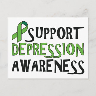 Support Depression Awareness Postcard