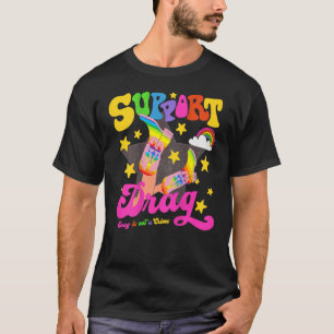 Support Drag Drag Is Not A Crime Upside Down Cowgi T-Shirt
