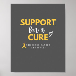 support d'une cure cancer de l'enfance Poster & Im