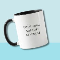 Support émotionnel Boisson drôle tasse de café drô