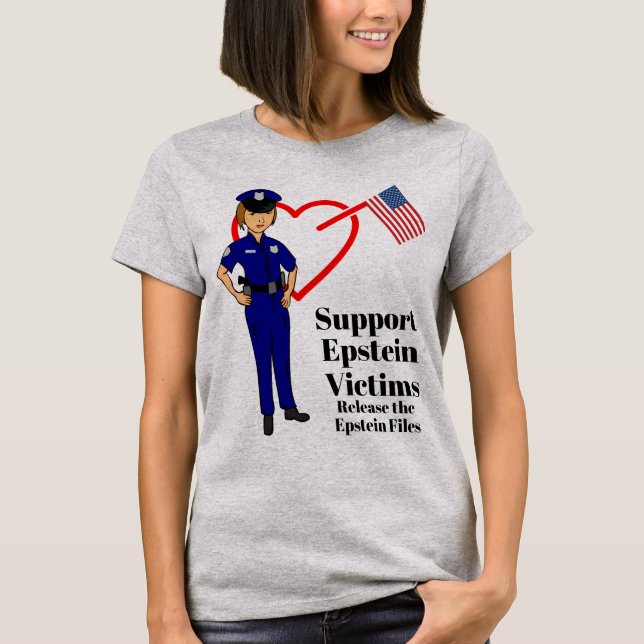 Support Epstein Victims T-Shirt (Front)
