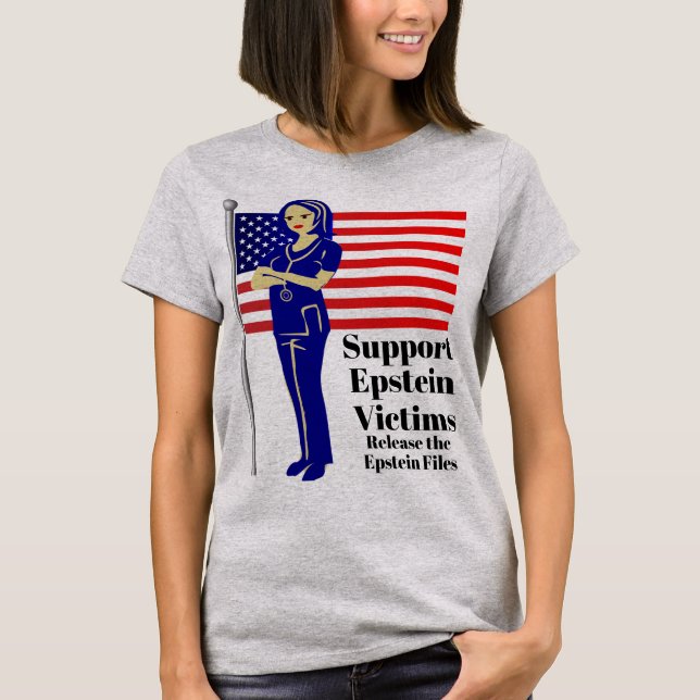 Support Epstein Victims T-Shirt (Front)