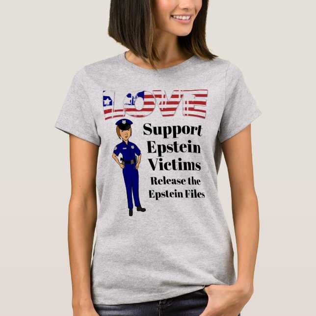 Support Epstein Victims T-Shirt (Front)