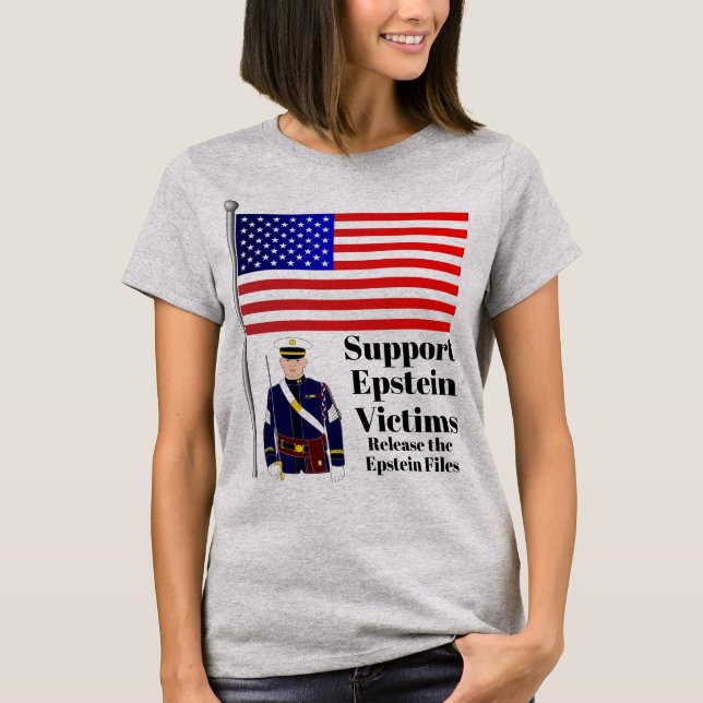Support Epstein Victims T-Shirt (Front)