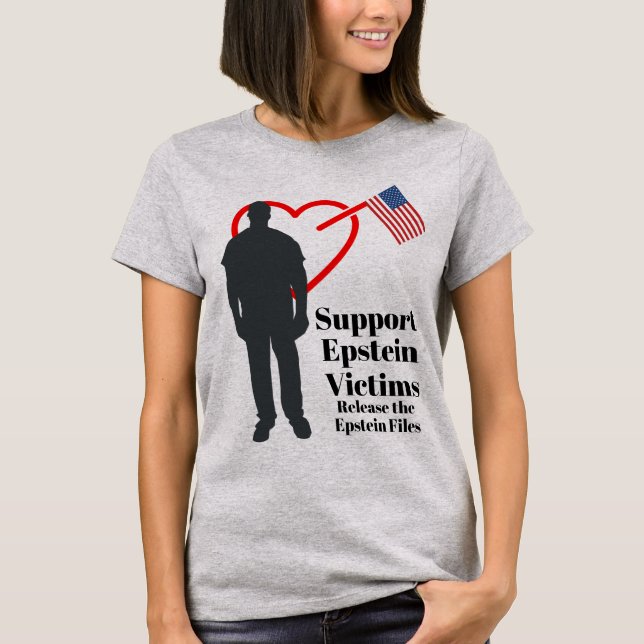 Support Epstein Victims T-Shirt (Front)