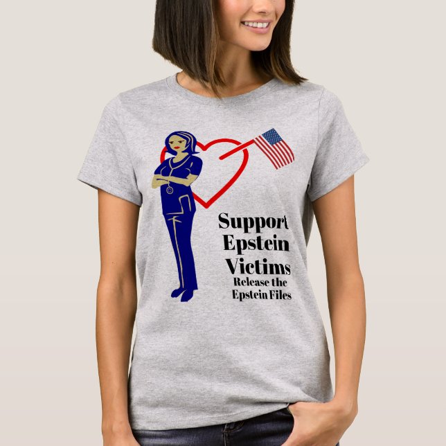 Support Epstein Victims T-Shirt (Front)