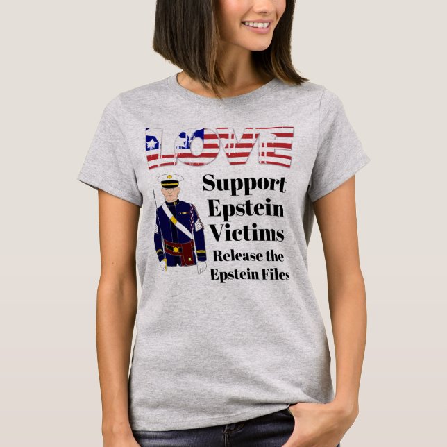 Support Epstein Victims T-Shirt (Front)