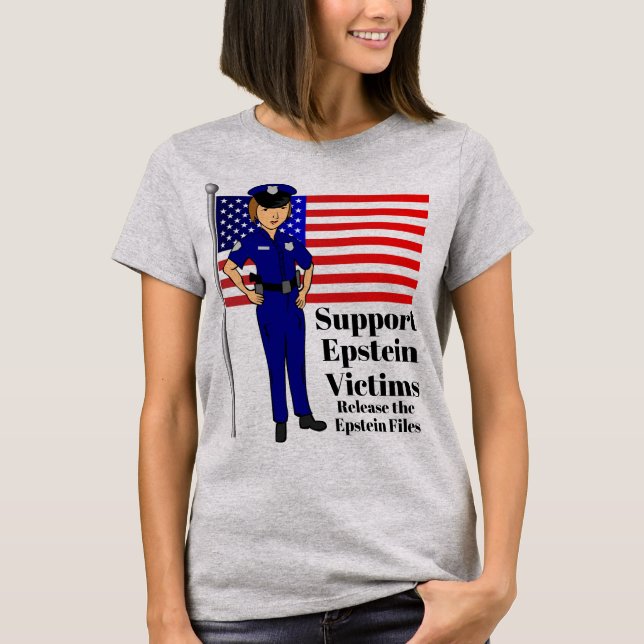 Support Epstein Victims T-Shirt (Front)