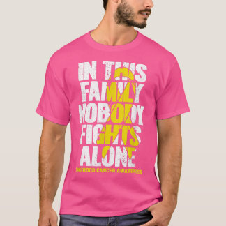 Support Family Childhood Cancer Awareness 3593 T-Shirt