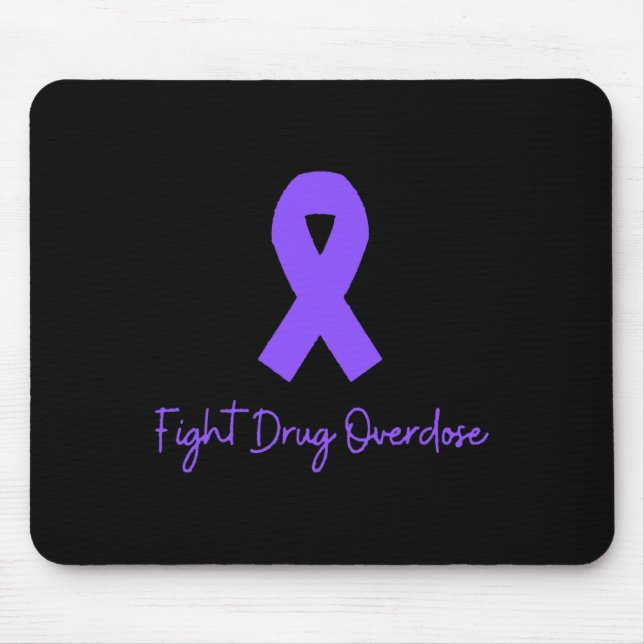 Support Fight Drug Overdose Opioid Awareness For M Mouse Pad (Front)