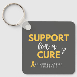 support for a cure childhood cancer Keychain