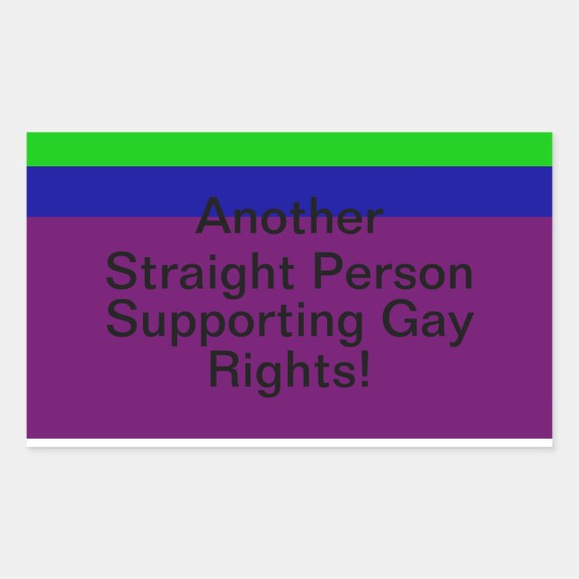 Support Gay Rights Sticker (Front)