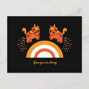 Support Girls Mental Health Awareness  Postcard