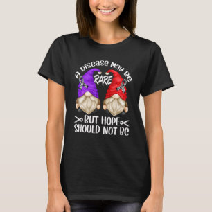 Support Gnomes For Girls Rare Disease Awareness Da T-Shirt