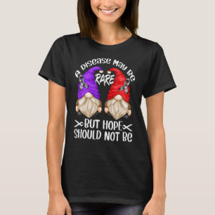 Support Gnomes For Girls Rare Disease Awareness Da T-Shirt