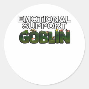 Support Goblin Classic Classic Round Sticker
