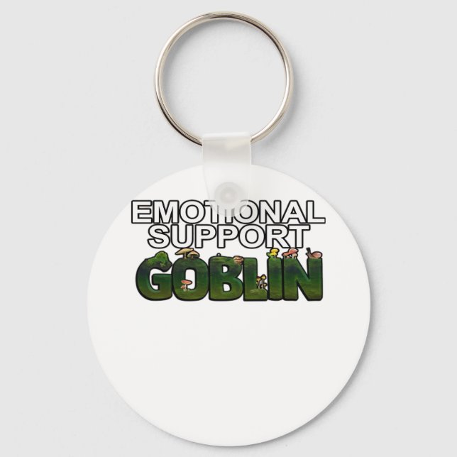 Support Goblin Classic Keychain (Front)