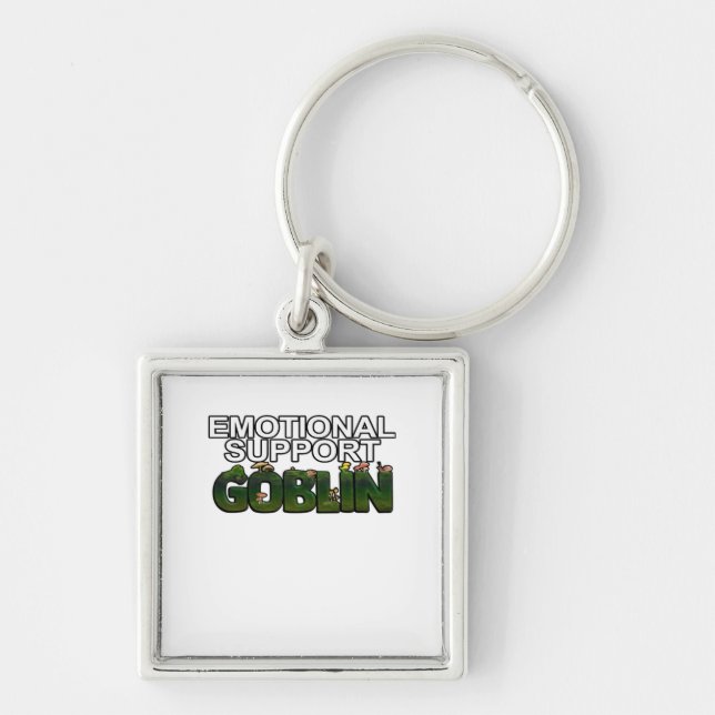 Support Goblin Classic Keychain (Front)