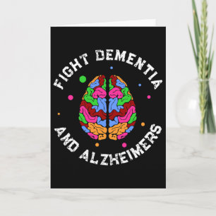Support Heimerheimer Awareness Endheimer Fight Hei Card