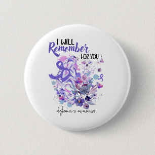 Support Heimerheimers Awareness Gift For Heimerhei 2 Inch Round Button
