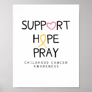 support.hope.pray. cancer Affiches et imprimés