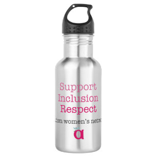 Support Inclusion Respect Water Bottle